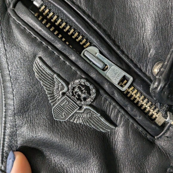 Vintage 80s PARASUCO Leather Motorcycle Jacket - Picture 5 of 11